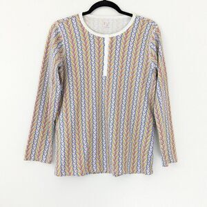 Roller Rabbit  elephant crew neck long sleeve size Medium